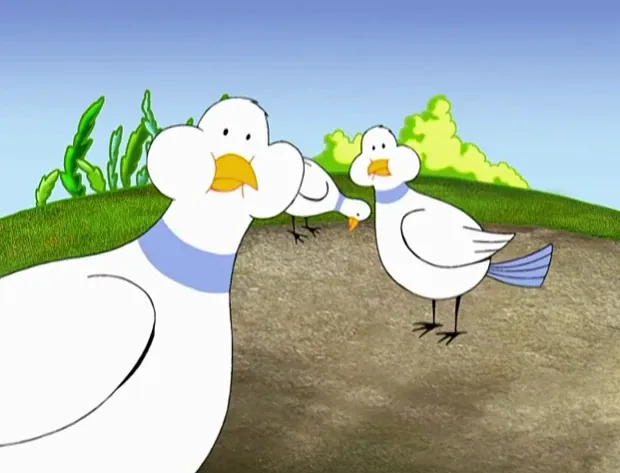 Palomas del parque