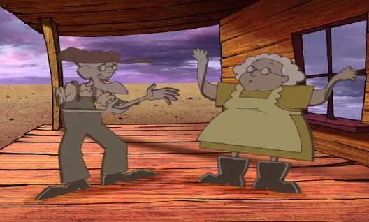 Muriel y Justo de papel